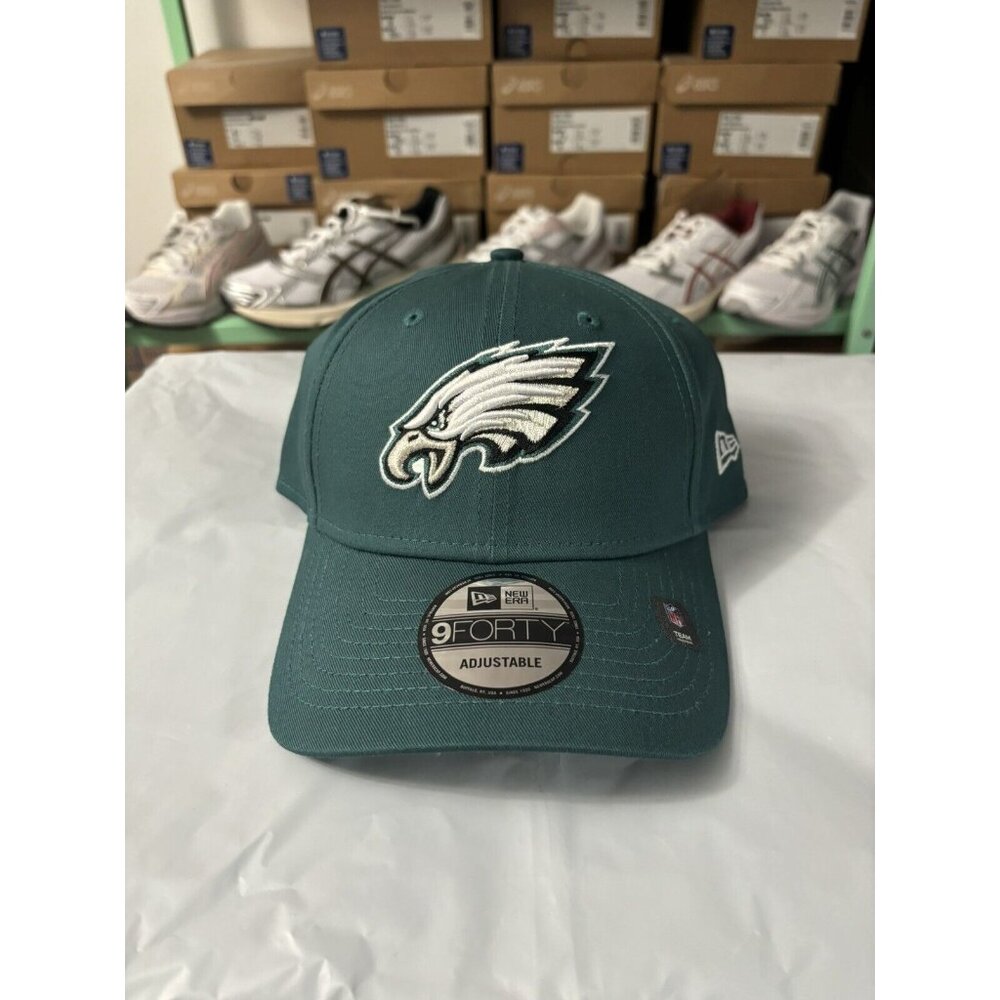 New Era Philadelphia Eagles 9Forty The League Green Adjustable SnapBack Hat Cap